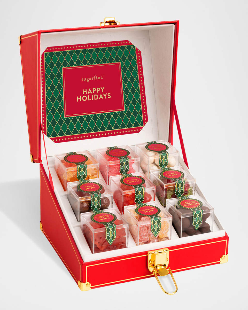 Happy Holidays 2024 9-Piece Mini Candy Trunk